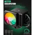 upHere UE2KC6 ARGB CPU Air Cooler - Black